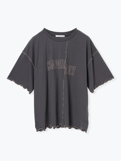 Re-J＆SUPURE(リジェイ＆スプル) |リメイク風ロゴプリントメローTシャツ