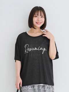 Re-J＆SUPURE(リジェイ＆スプル) |[SET]シアーロゴTシャツ×タンクトップ