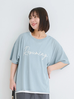 Re-J＆SUPURE(リジェイ＆スプル) |[SET]シアーロゴTシャツ×タンクトップ