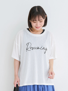 Re-J＆SUPURE(リジェイ＆スプル) |[SET]シアーロゴTシャツ×タンクトップ