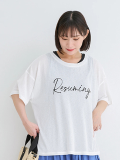 Re-J＆SUPURE(リジェイ＆スプル) |[SET]シアーロゴTシャツ×タンクトップ