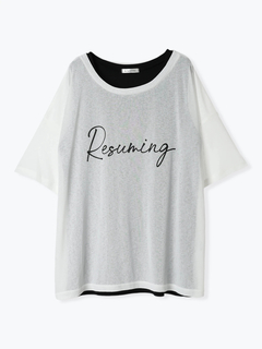 Re-J＆SUPURE(リジェイ＆スプル) |[SET]シアーロゴTシャツ×タンクトップ