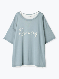 Re-J＆SUPURE(リジェイ＆スプル) |[SET]シアーロゴTシャツ×タンクトップ