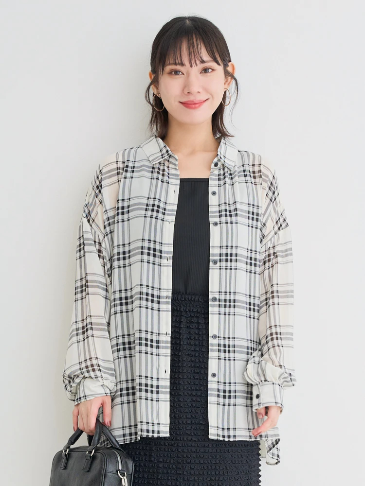バーバリーチェック柄リボン付きタンクトップ38 バーバリーブルーレーベル BURBERRY BLUE LABEL カットソー