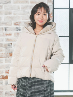 Re-J＆SUPURE(リジェイ＆スプル) |フェイクファーフードショートダウン