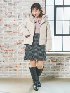 Re-J＆SUPURE(リジェイ＆スプル) |フェイクファーフードショートダウン