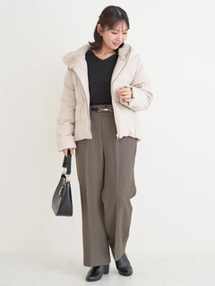 Re-J＆SUPURE(リジェイ＆スプル) |フェイクファーフードショートダウン