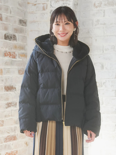 Re-J＆SUPURE(リジェイ＆スプル) |フェイクファーフードショートダウン