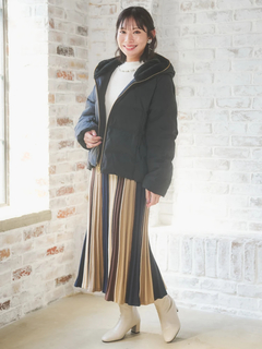 Re-J＆SUPURE(リジェイ＆スプル) |フェイクファーフードショートダウン