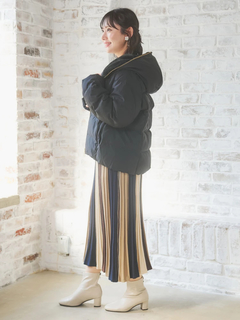 Re-J＆SUPURE(リジェイ＆スプル) |フェイクファーフードショートダウン