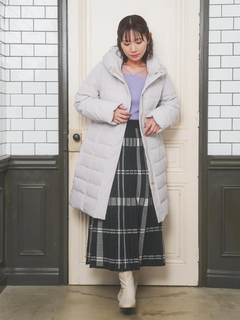 Re-J＆SUPURE(リジェイ＆スプル) |襟ボリュームロングダウンコート