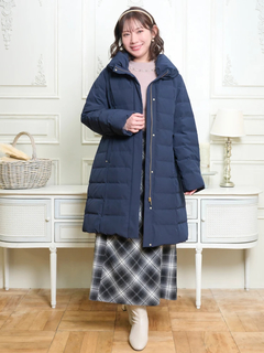 Re-J＆SUPURE(リジェイ＆スプル) |襟ボリュームロングダウンコート