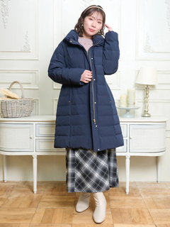 Re-J＆SUPURE(リジェイ＆スプル) |襟ボリュームロングダウンコート