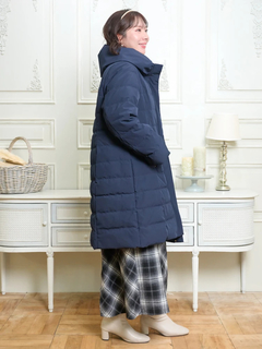 Re-J＆SUPURE(リジェイ＆スプル) |襟ボリュームロングダウンコート