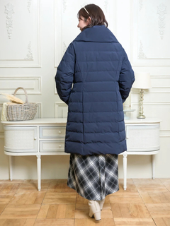 Re-J＆SUPURE(リジェイ＆スプル) |襟ボリュームロングダウンコート