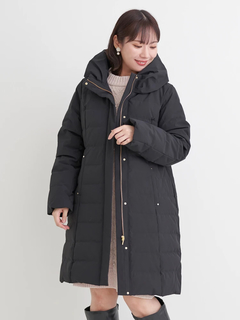 Re-J＆SUPURE(リジェイ＆スプル) |襟ボリュームロングダウンコート