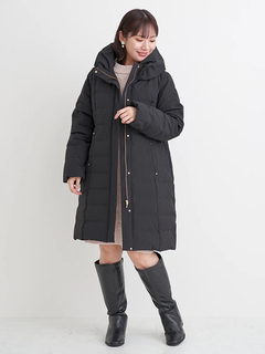 Re-J＆SUPURE(リジェイ＆スプル) |襟ボリュームロングダウンコート