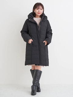 Re-J＆SUPURE(リジェイ＆スプル) |襟ボリュームロングダウンコート