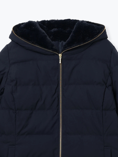 Re-J＆SUPURE(リジェイ＆スプル) |フェイクファーフードロングダウン