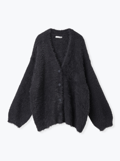 Re-J＆SUPURE(リジェイ＆スプル) |シャギーニットVネックゆるカーディガン