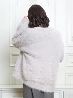 Re-J＆SUPURE(リジェイ＆スプル) |シャギーニットVネックゆるカーディガン