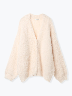 Re-J＆SUPURE(リジェイ＆スプル) |シャギーニットVネックゆるカーディガン