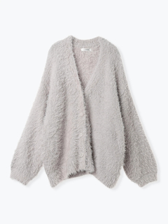 Re-J＆SUPURE(リジェイ＆スプル) |シャギーニットVネックゆるカーディガン