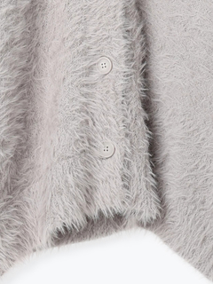 Re-J＆SUPURE(リジェイ＆スプル) |シャギーニットVネックゆるカーディガン