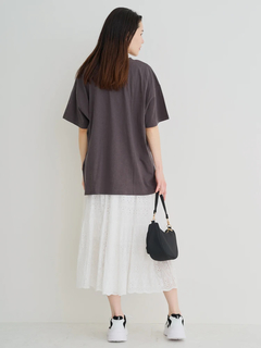 Re-J＆SUPURE(リジェイ＆スプル) |フラワー刺繍×ラインストーンTシャツ