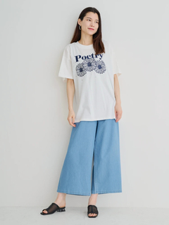 Re-J＆SUPURE(リジェイ＆スプル) |フラワー刺繍×ラインストーンTシャツ