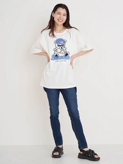 Re-J＆SUPURE(リジェイ＆スプル) |ニット帽クマ刺繍Tシャツ