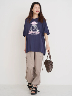 Re-J＆SUPURE(リジェイ＆スプル) |ニット帽クマ刺繍Tシャツ