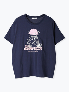 Re-J＆SUPURE(リジェイ＆スプル) |ニット帽クマ刺繍Tシャツ