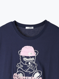 Re-J＆SUPURE(リジェイ＆スプル) |ニット帽クマ刺繍Tシャツ