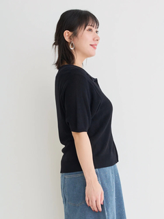 Re-J＆SUPURE(リジェイ＆スプル) |【WEB限定】襟付きZIPニットトップス