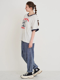 Re-J＆SUPURE(リジェイ＆スプル) |ドライブハンバーガープリントリンガーTシャツ