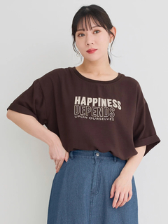 Re-J＆SUPURE(リジェイ＆スプル) |【接触冷感・吸水速乾】シボサテン５分袖ロゴTシャツ（セットアップ可）