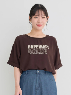 Re-J＆SUPURE(リジェイ＆スプル) |【接触冷感・吸水速乾】シボサテン５分袖ロゴTシャツ（セットアップ可）