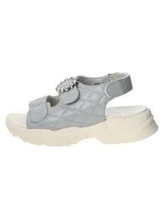 Re-J＆SUPURE(リジェイ＆スプル) |【la farfa SHOES/ラ・ファーファシューズ】ビジューバックル厚底スポーツサンダル