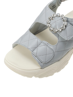 Re-J＆SUPURE(リジェイ＆スプル) |【la farfa SHOES/ラ・ファーファシューズ】ビジューバックル厚底スポーツサンダル