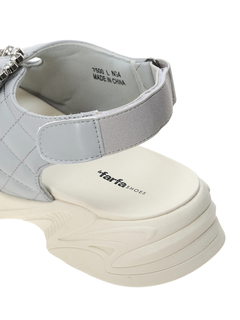 Re-J＆SUPURE(リジェイ＆スプル) |【la farfa SHOES/ラ・ファーファシューズ】ビジューバックル厚底スポーツサンダル