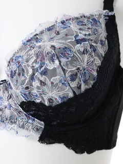 Re-J＆SUPURE(リジェイ＆スプル) |[D85-I95］【脇高】フェミニンプリントブラ＆ショーツ(モールドカップ)