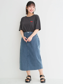 Re-J＆SUPURE(リジェイ＆スプル) |チェリー刺繍Tシャツ（無地・ボーダー柄）