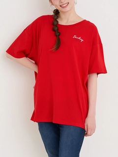 Re-J＆SUPURE(リジェイ＆スプル) |ロゴ刺繍×ロゴプリントTシャツ