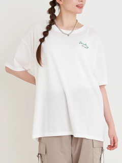 Re-J＆SUPURE(リジェイ＆スプル) |ロゴ刺繍×ロゴプリントTシャツ