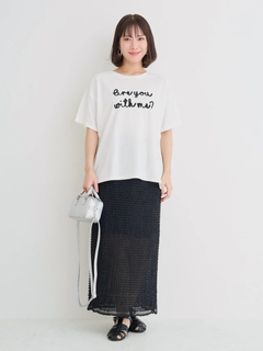 Re-J＆SUPURE(リジェイ＆スプル) |ロープ刺繍ロゴTシャツ