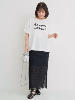 Re-J＆SUPURE(リジェイ＆スプル) |ロープ刺繍ロゴTシャツ