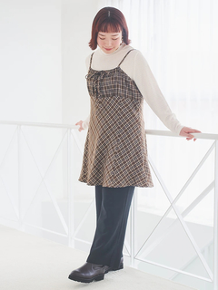 Re-J＆SUPURE(リジェイ＆スプル) |カットシャーリングプチハイネックトップス