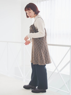 Re-J＆SUPURE(リジェイ＆スプル) |カットシャーリングプチハイネックトップス