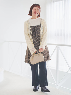 Re-J＆SUPURE(リジェイ＆スプル) |カットシャーリングプチハイネックトップス